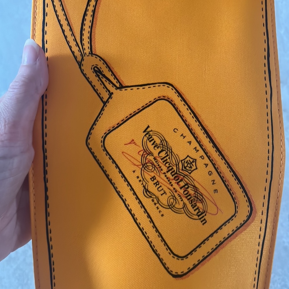 Veuve Clicquot Ponsardin Orange Bottle Bag Cover Insulated NWOT Ice Jack… - Picture 5 of 8